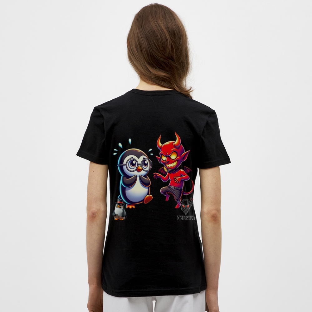 Women T-Shirt Dancing with Devil - Schwarz