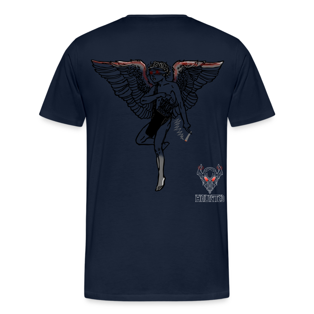 Men T-Shirt Angel bloody - Navy