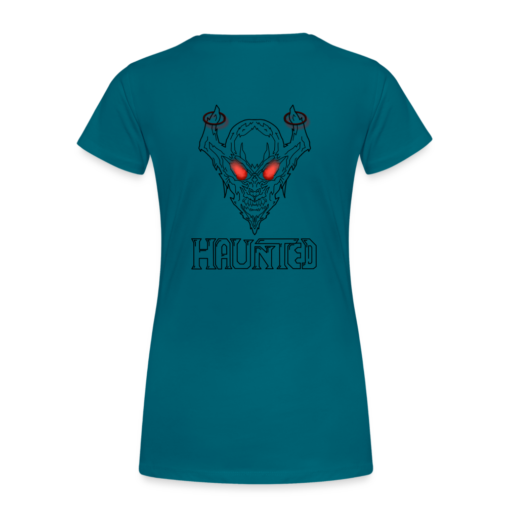 Women T-Shirt Deamon Black - Divablau