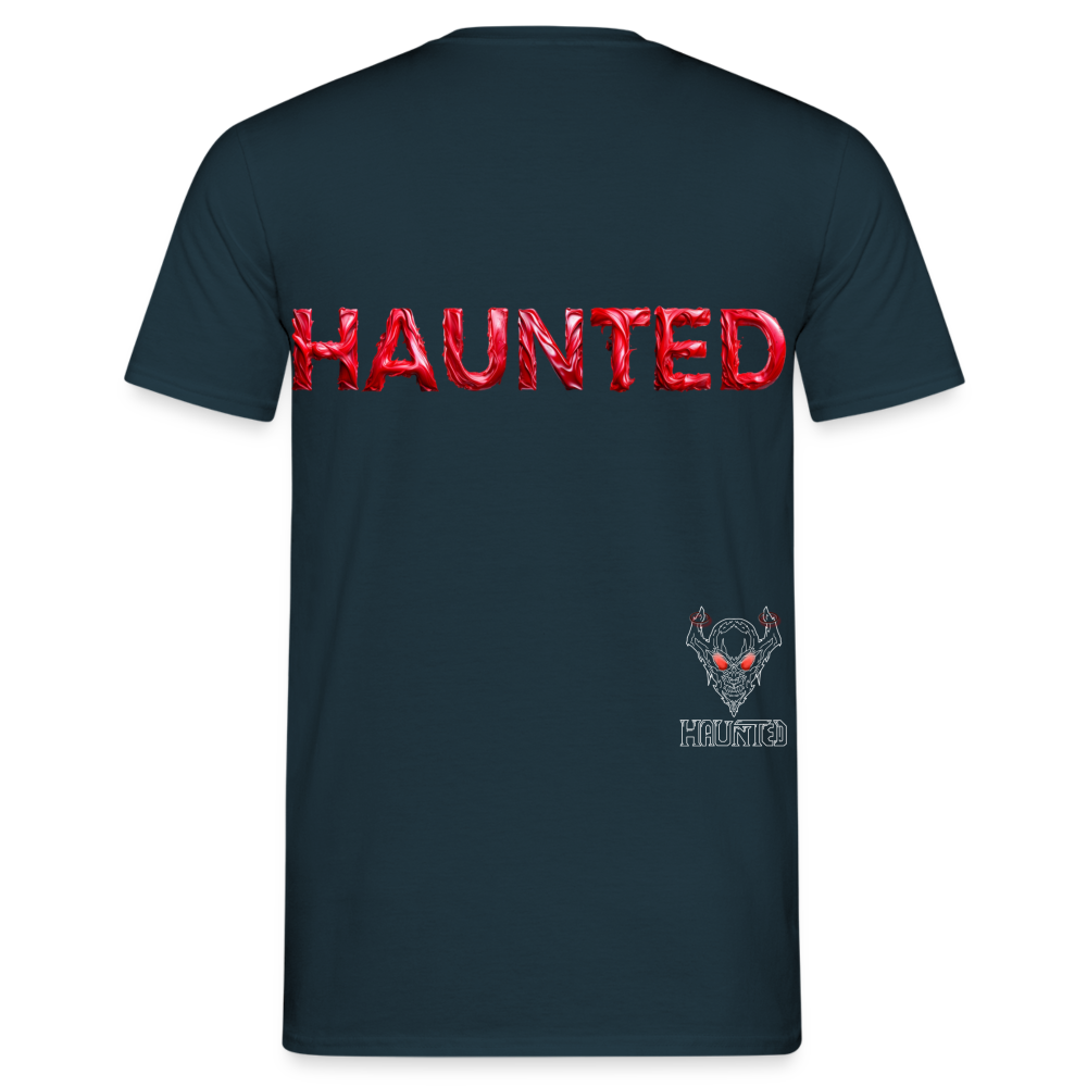 Men T-Shirt Crimson Silk Blaze - Navy