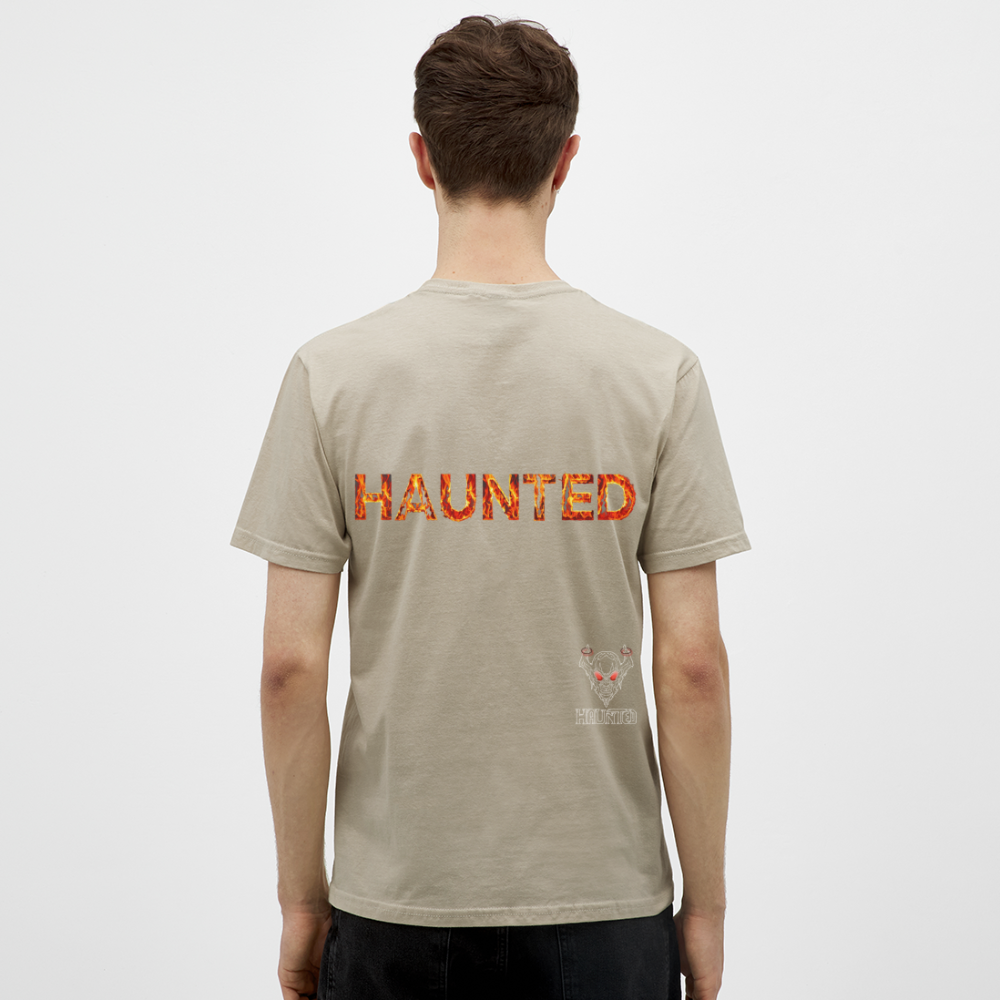 Men T-Shirt Blazing Ember Fury - Sandbeige