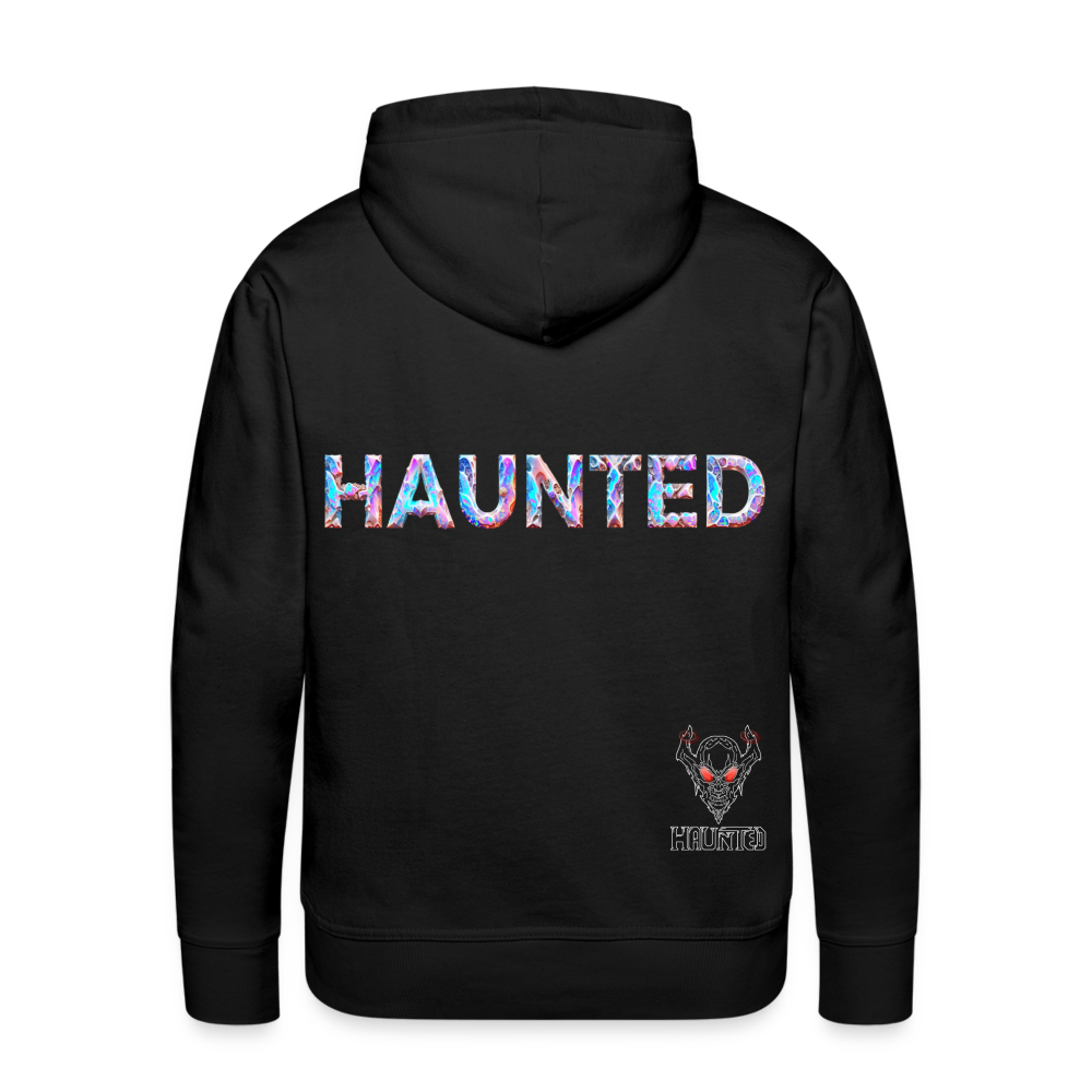 Men Hoodie Opal Aura Mist - Schwarz