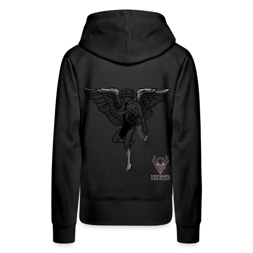 Woman Hoodie Angel - Schwarz