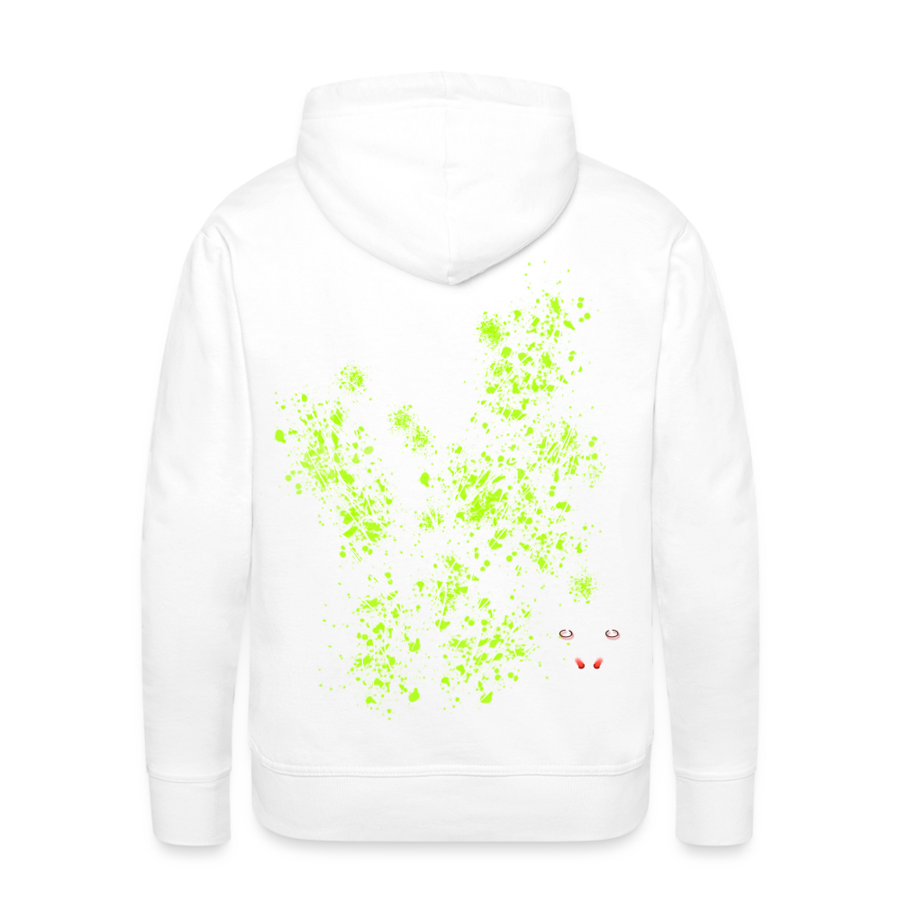 Men Hoodie Poison Green Wings - Weiß