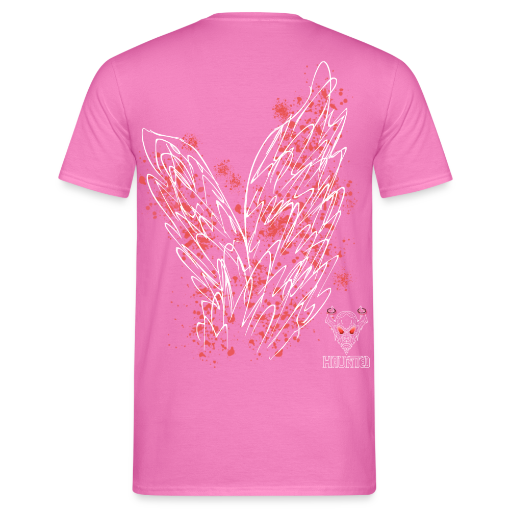 Men T-Shirt Light Red Wings - Pink