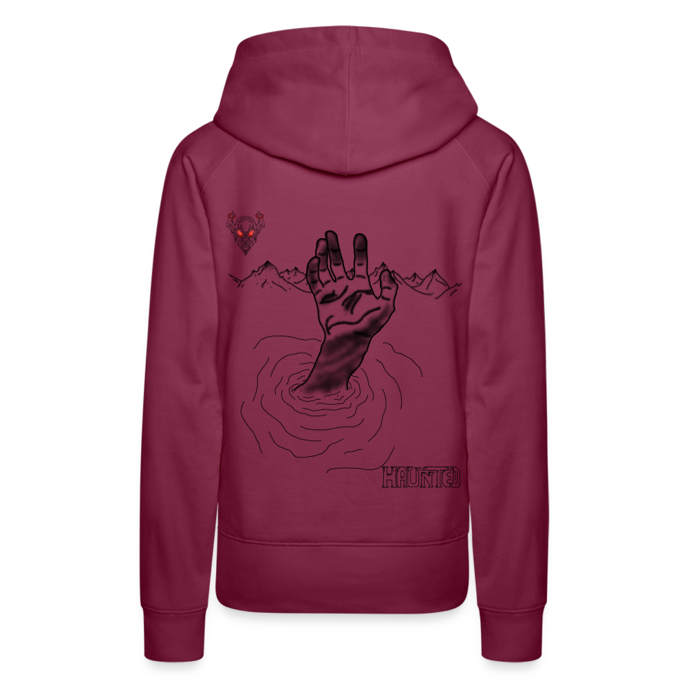 Woman Hoodie Drowning - Bordeaux