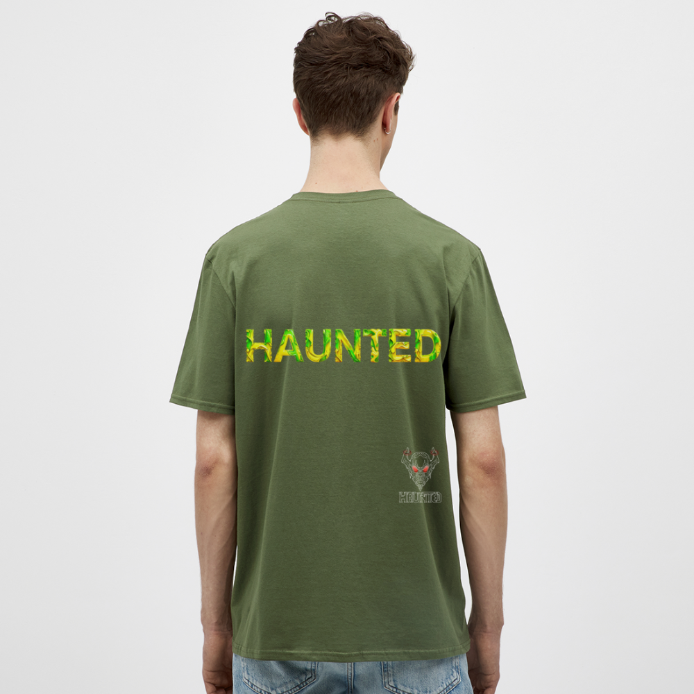 Men T-Shirt Citrus Jungle Splash - Militärgrün