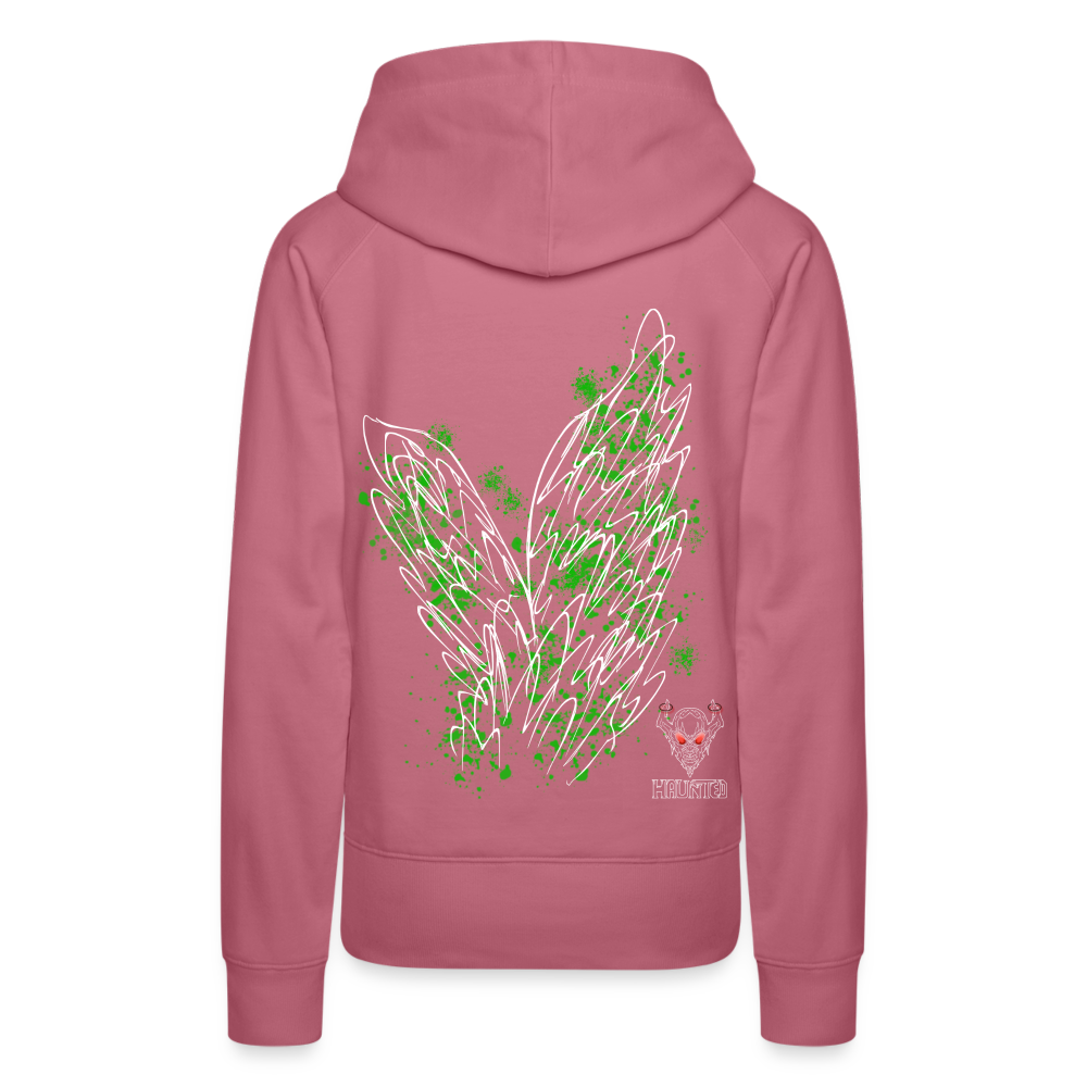 Women Hoodie Green Wings - Malve