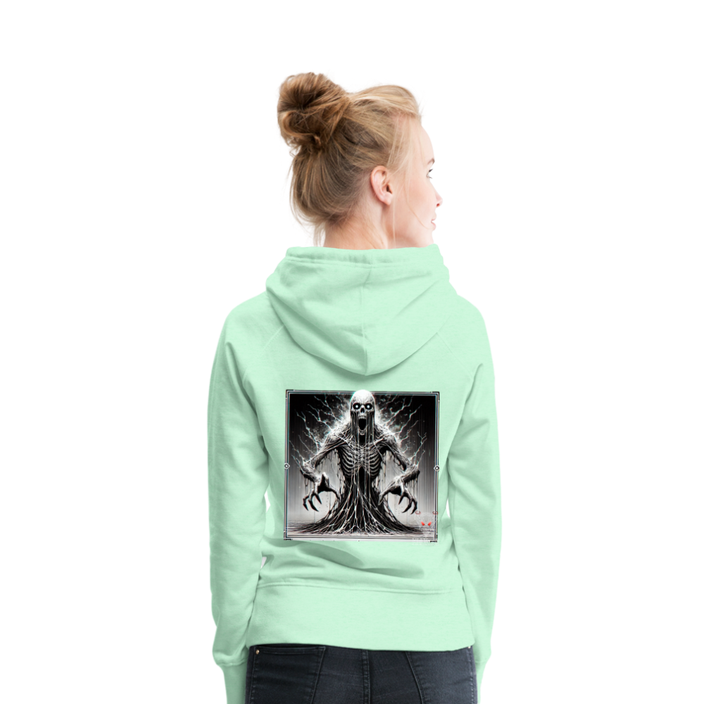 Woman Hoodie Ethereal Death Wraith - helles Mintgrün