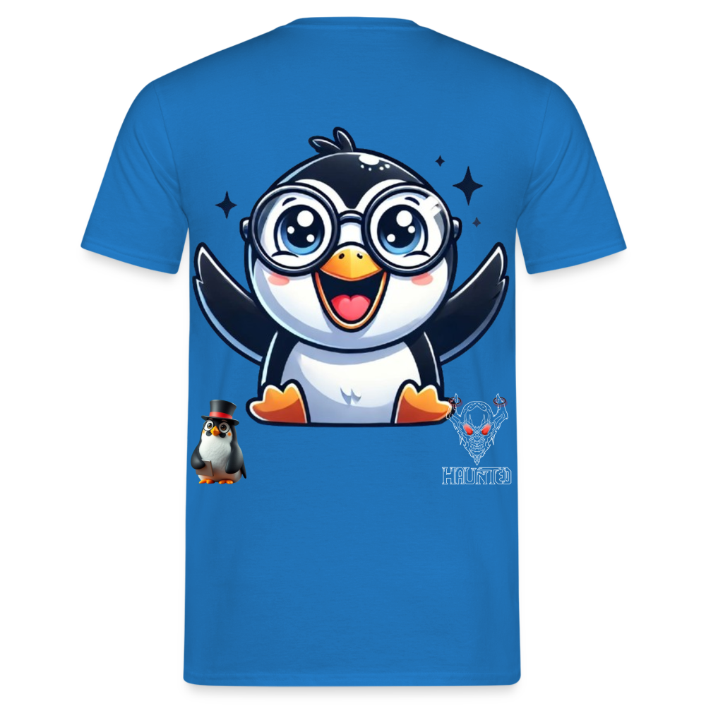 Men T-Shirt KasPenguin Happy - Royalblau