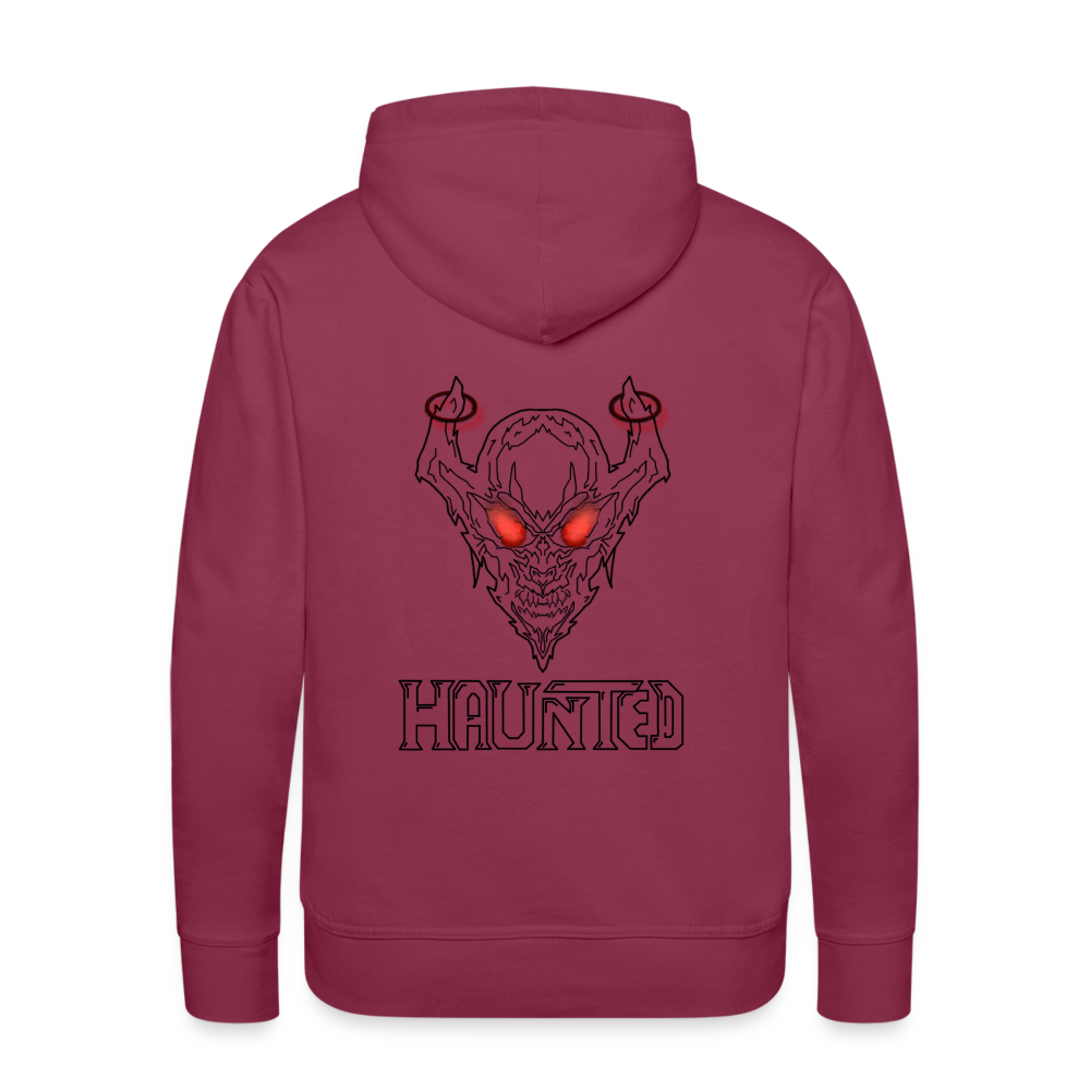 Men Hoodie Deamon Black - Bordeaux