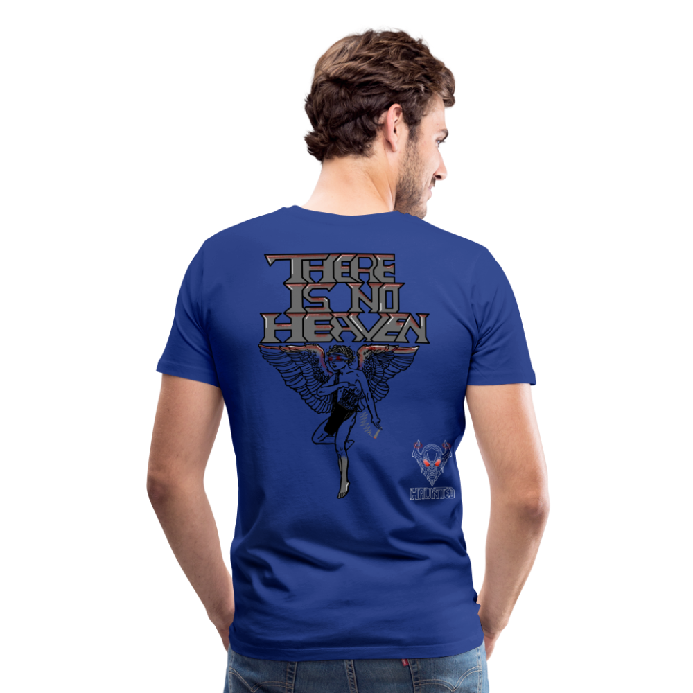 Men T-Shirt There Is No Heaven bloody - Königsblau