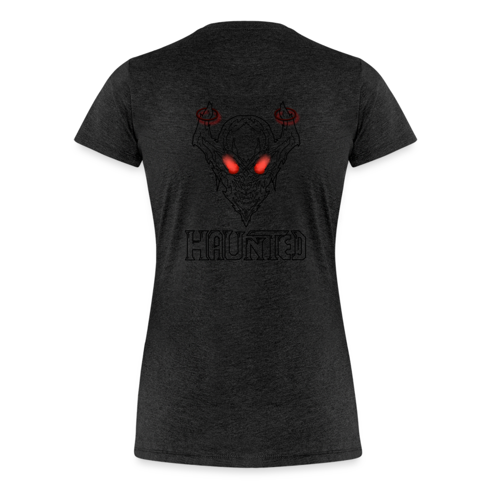 Women T-Shirt Deamon Black - Anthrazit
