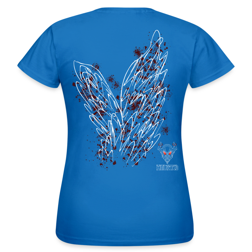 Women T-Shirt Dark Red Wings - Royalblau