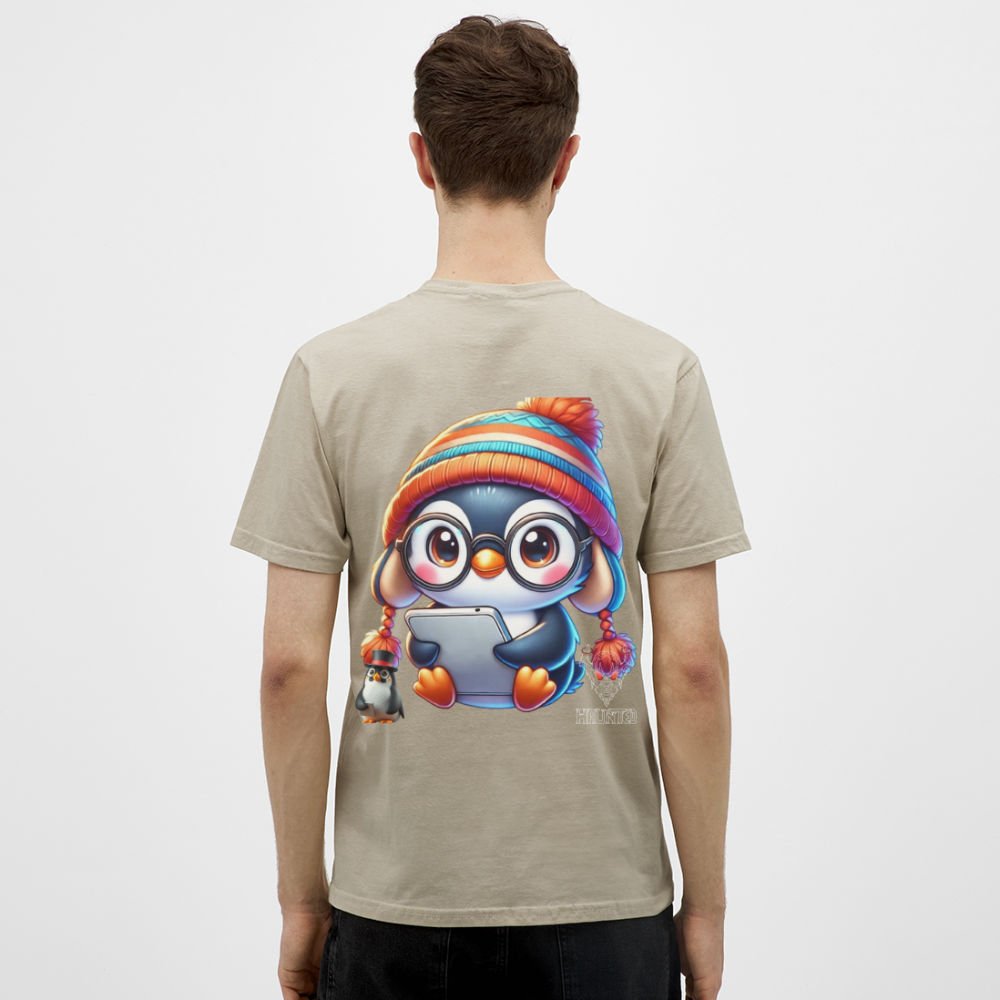 Men T-Shirt KasPenguin with Pad - Sandbeige