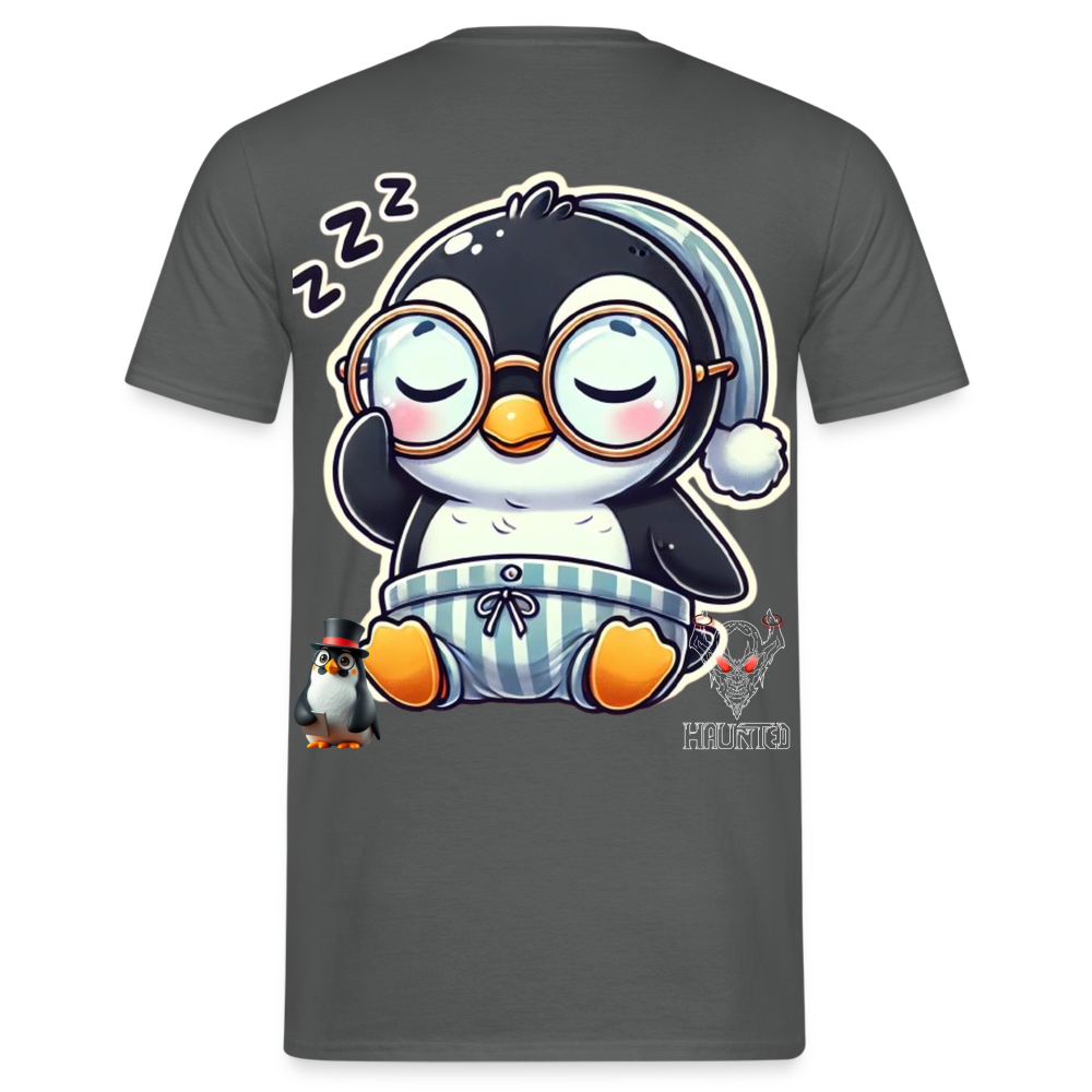 Men T-Shirt Sleepy KasPenguin - Anthrazit