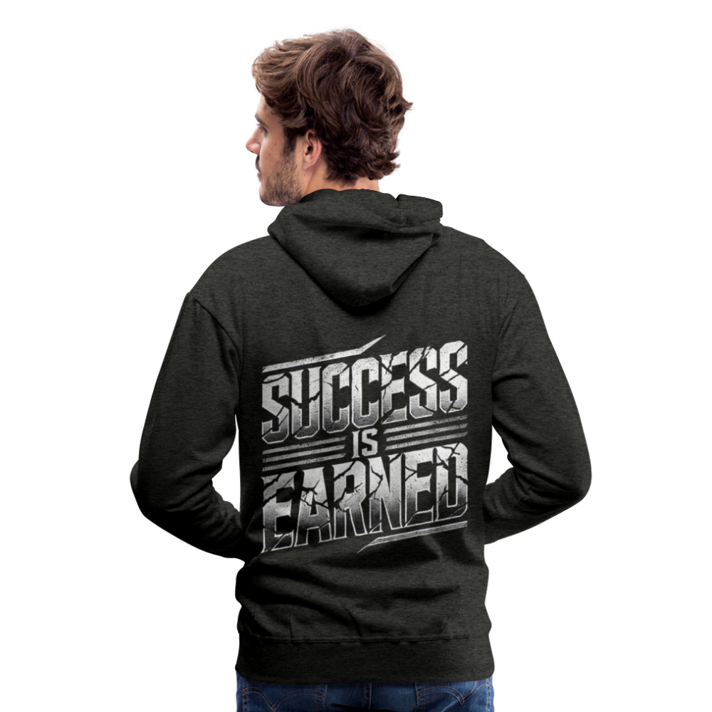 Men Hoodie Success is Earned - Anthrazit