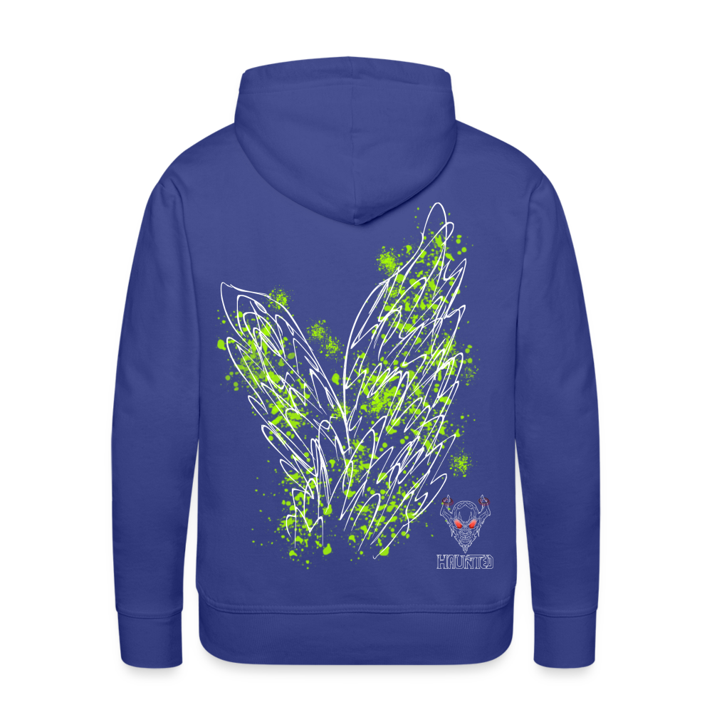 Men Hoodie Poison Green Wings - Königsblau