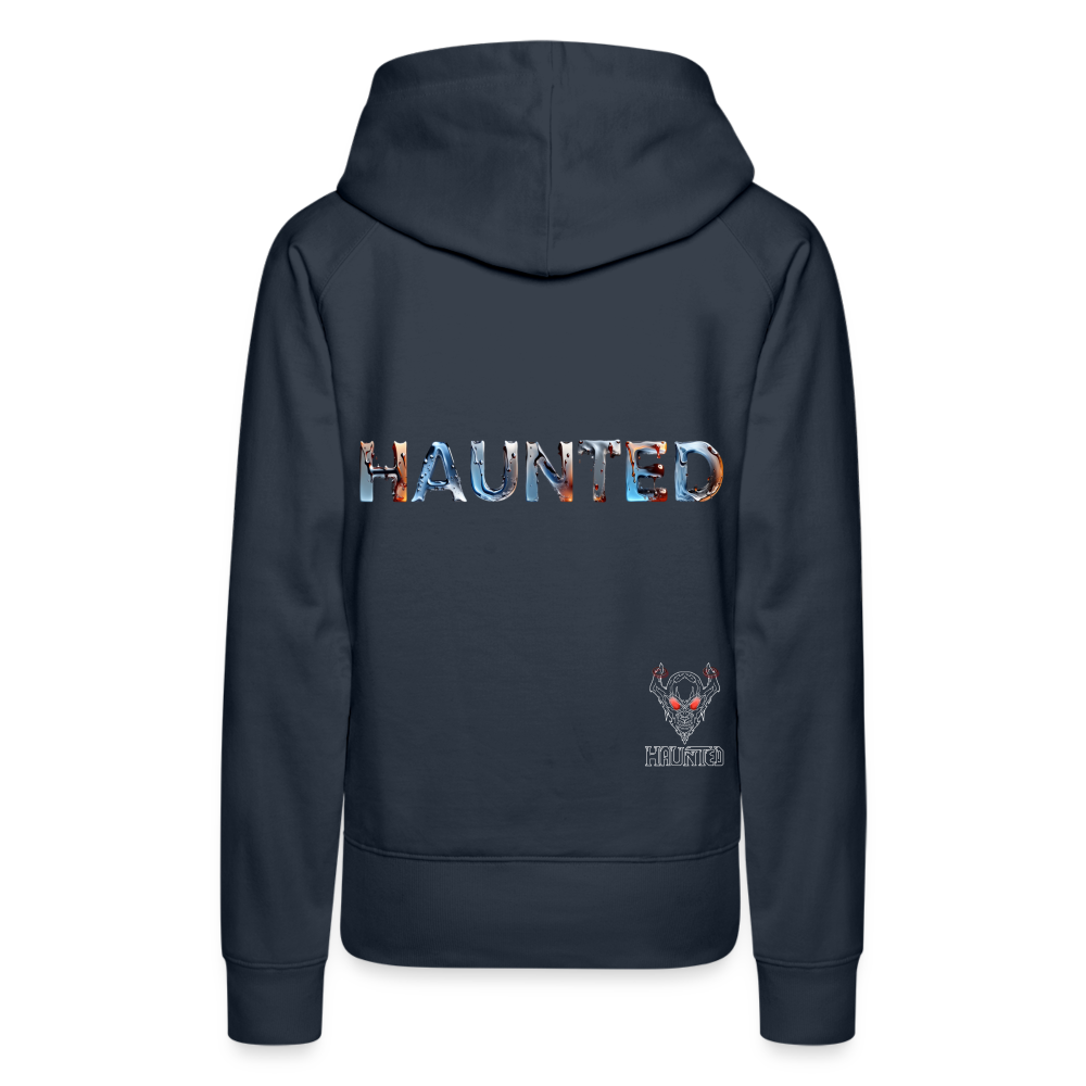 Women Hoodie Aqua Ember Elixir - Navy