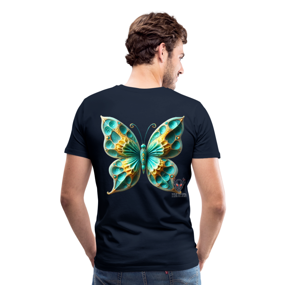 Men T-Shirt Aqua Wing Symphony - Navy