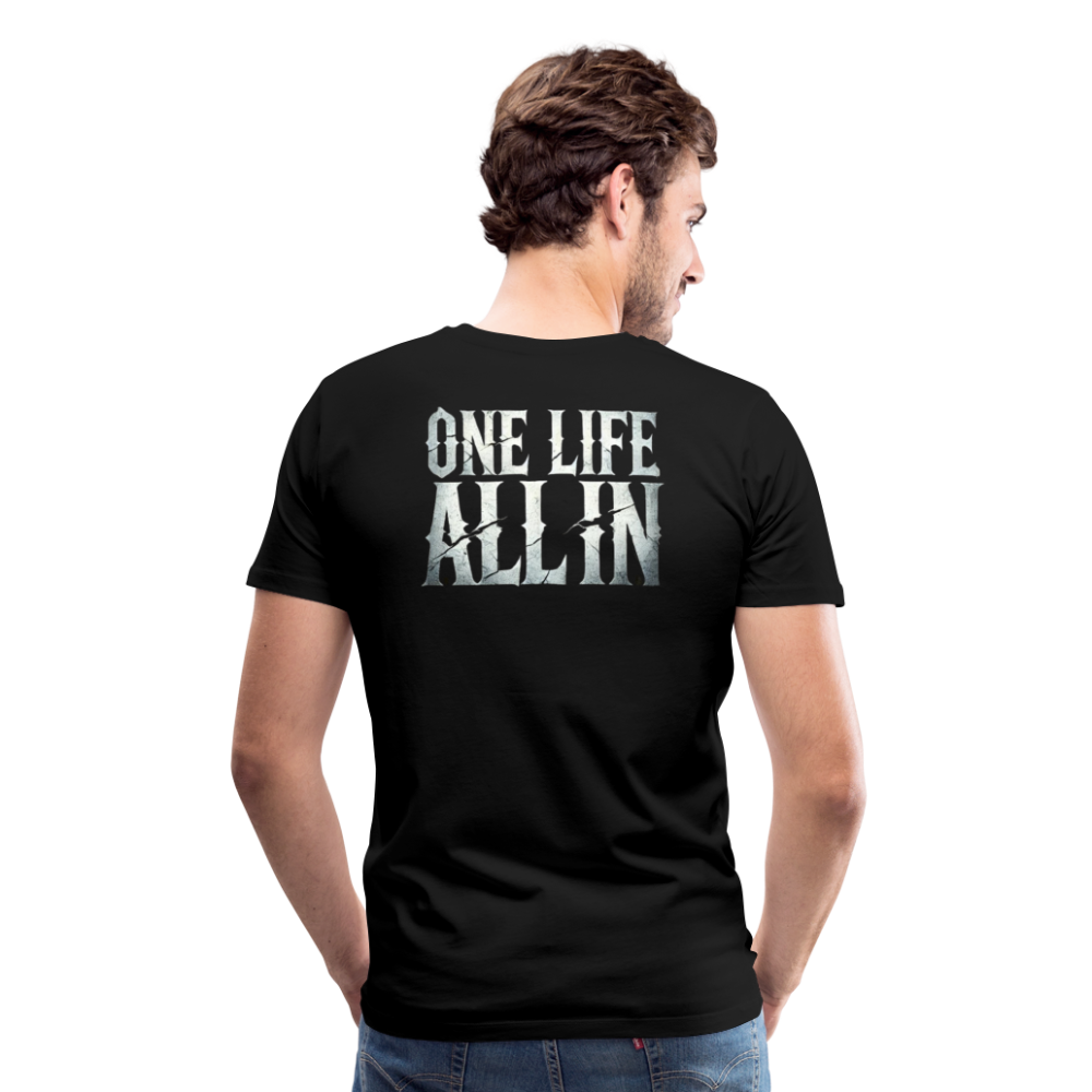 Women T-Shirt One Life All In - Schwarz