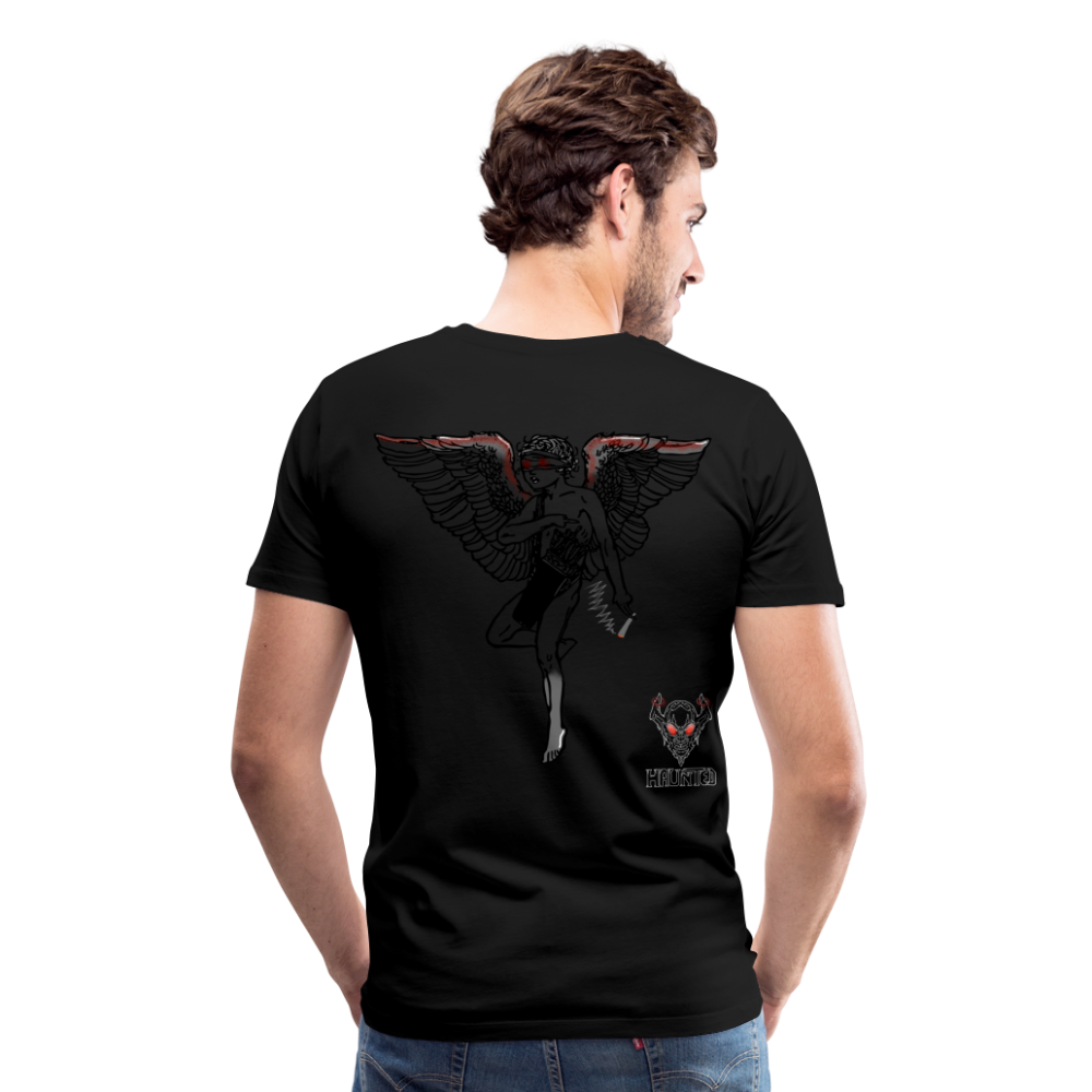 Men T-Shirt Angel bloody - Schwarz