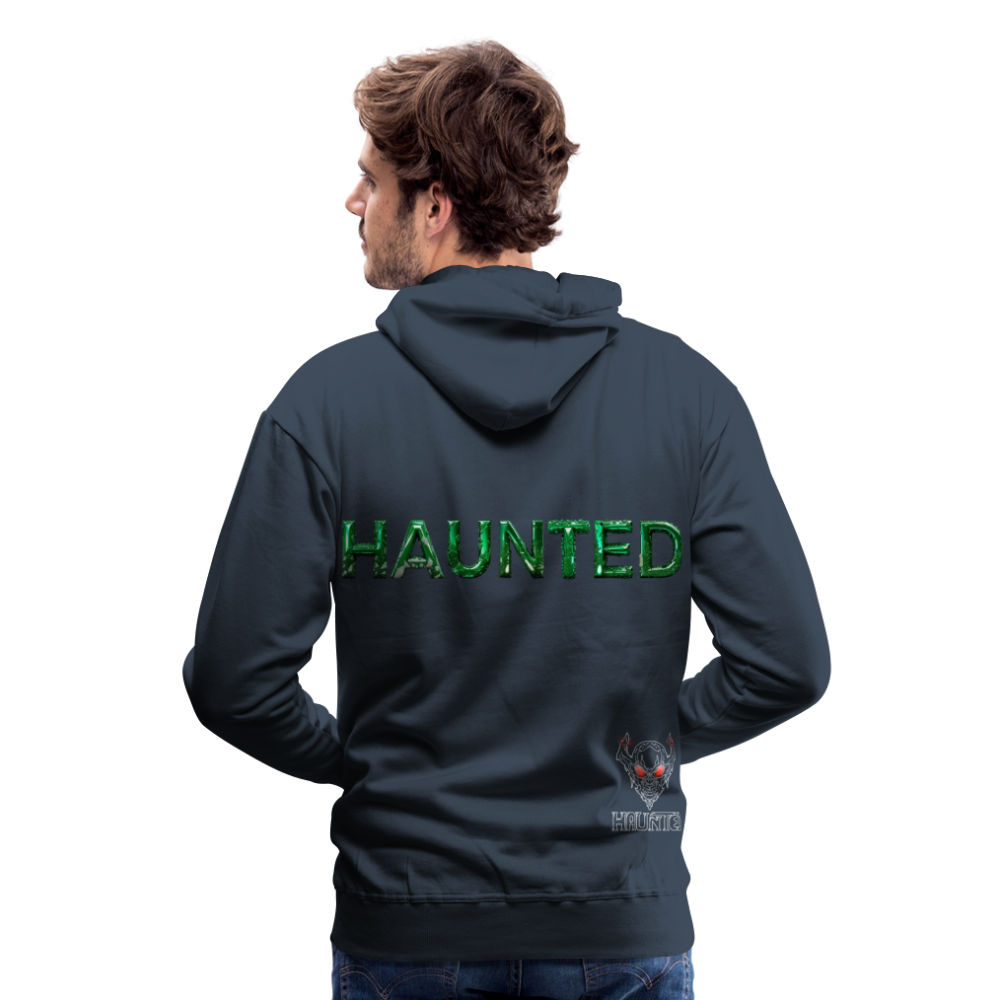 Men Hoodie Mystic Emerald Dew - Navy