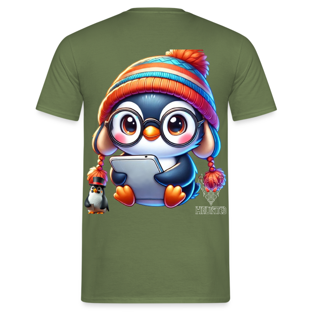 Men T-Shirt KasPenguin with Pad - Militärgrün