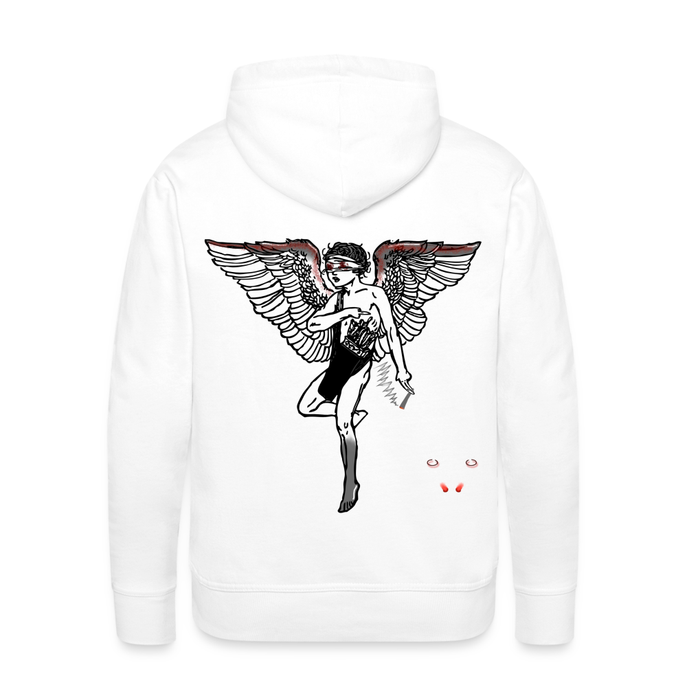 Men Hoodie There Is No Heaven bloody - Weiß