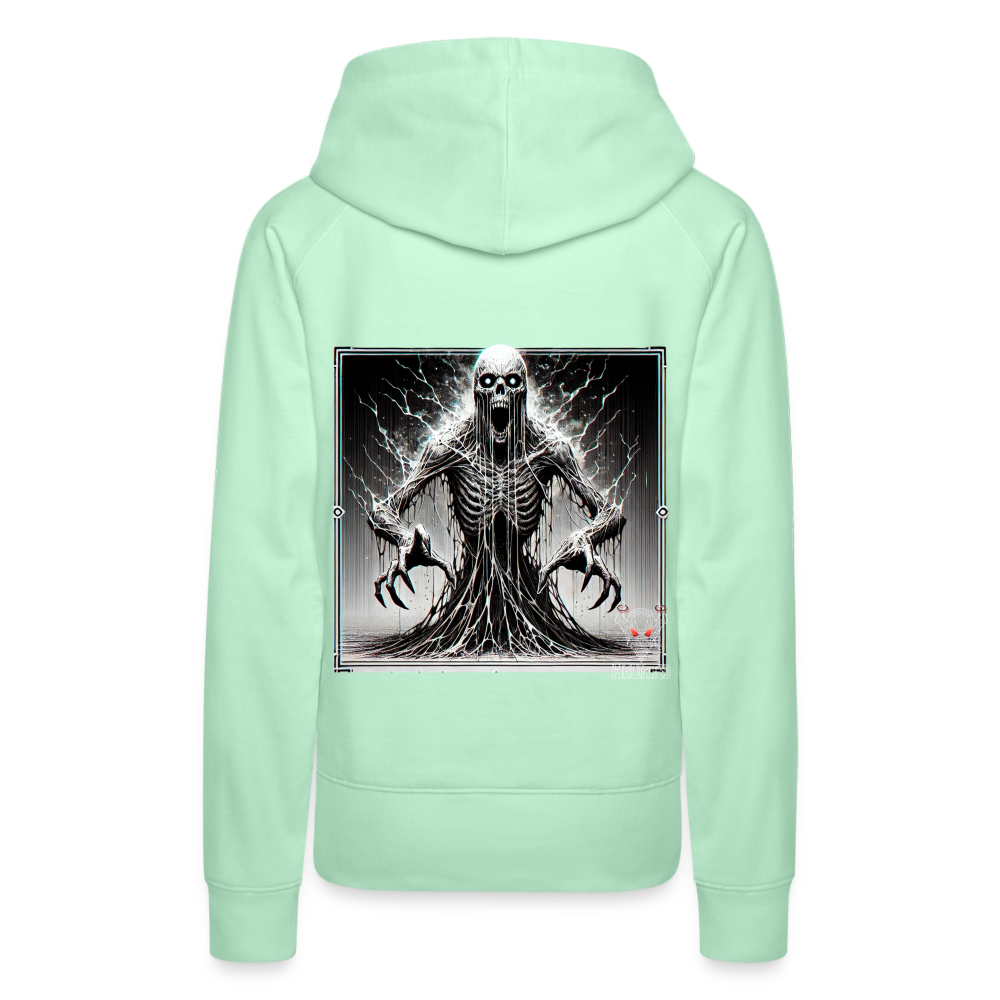 Woman Hoodie Ethereal Death Wraith - helles Mintgrün