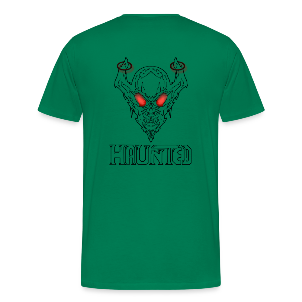 Men T-Shirt Deamon Black - Kelly Green