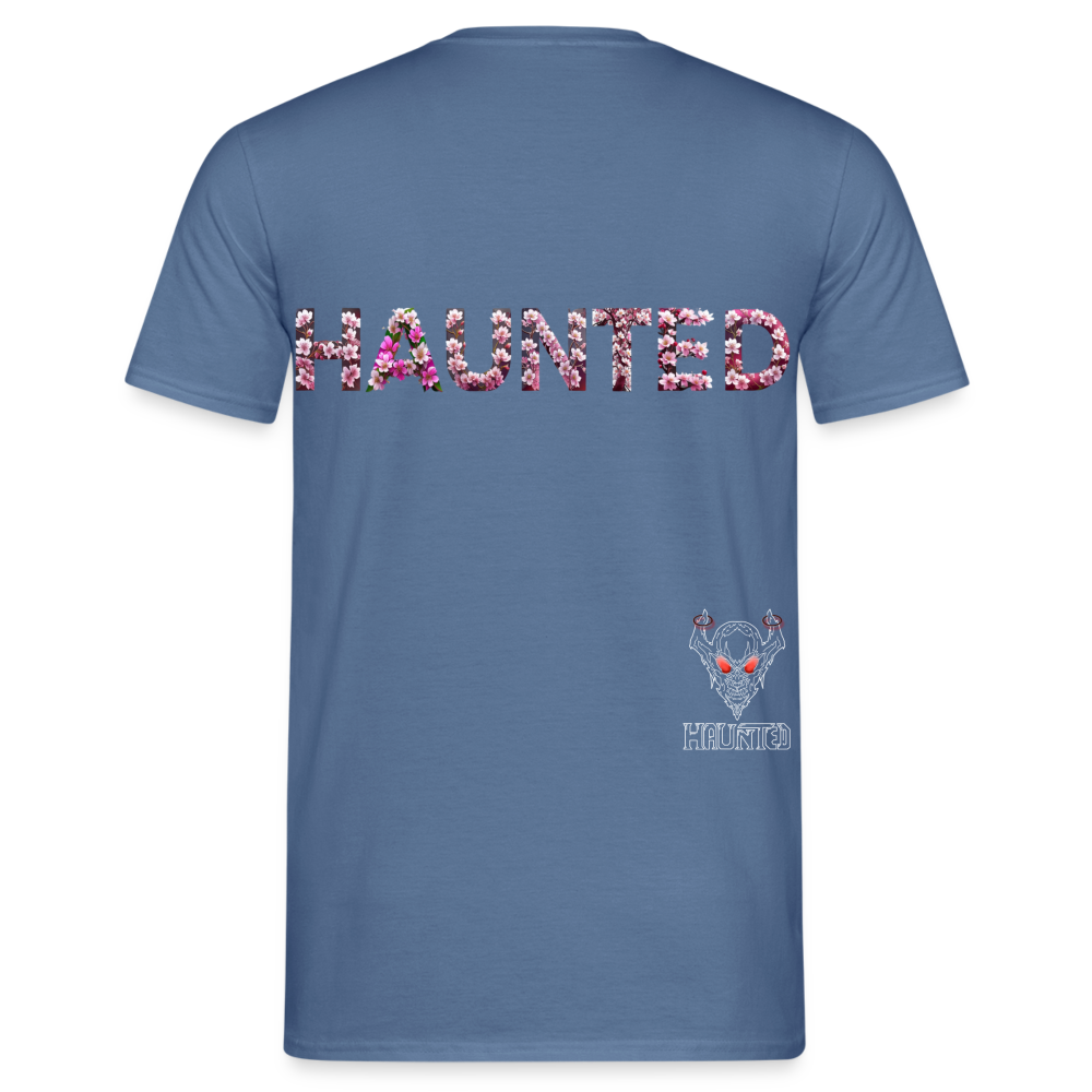 Men T-Shirt Blossom Ghost Mist - Taubenblau