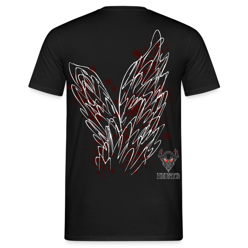 Men T-Shirt Dark Red Wings - Schwarz