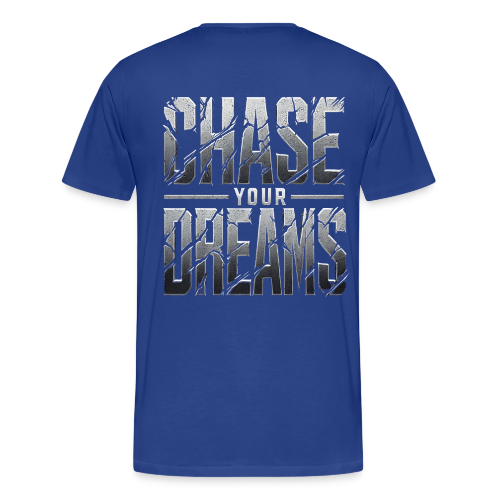 Men T-Shirt Chase Your Dreams - Königsblau