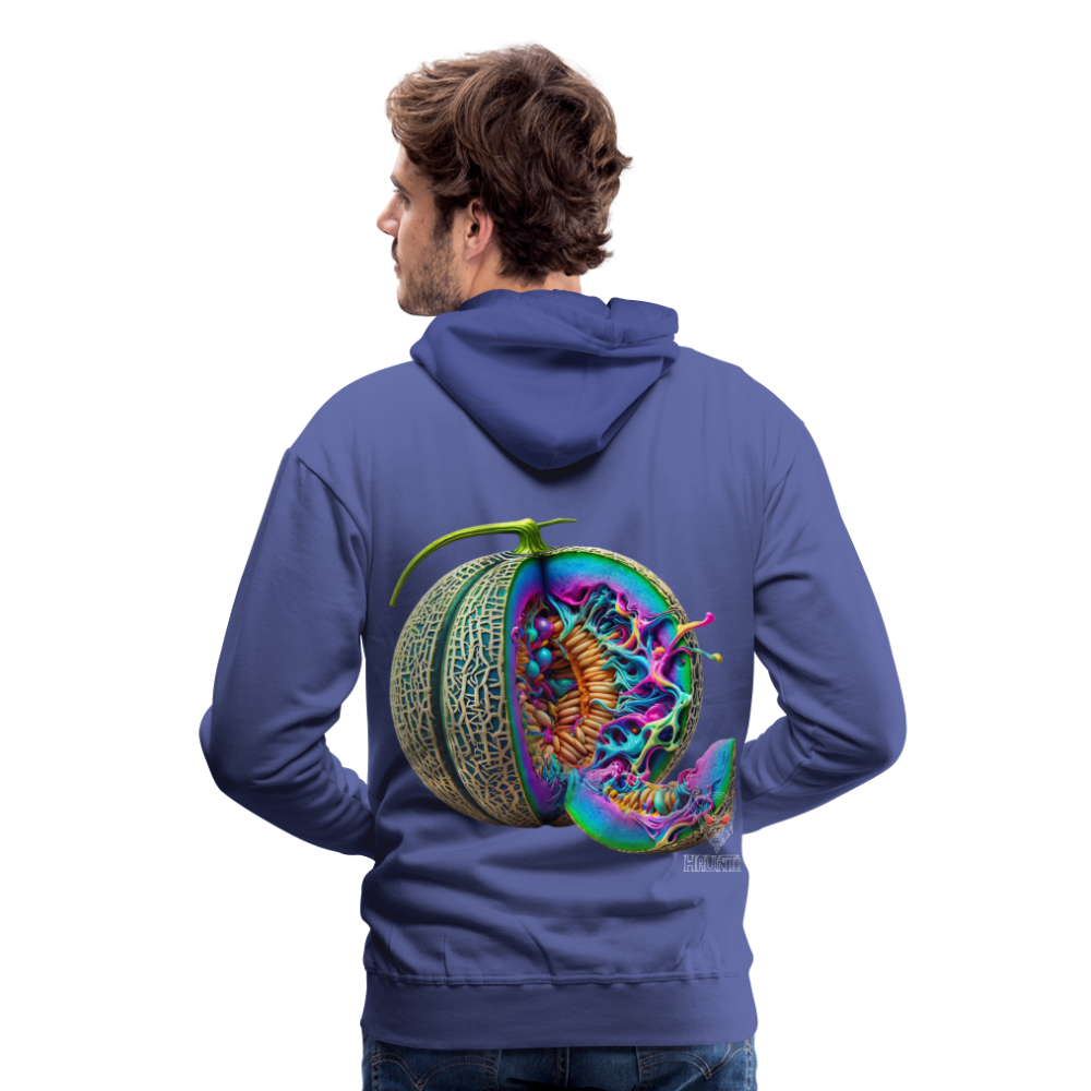 Men Hoodie Neon Melon Art - Königsblau