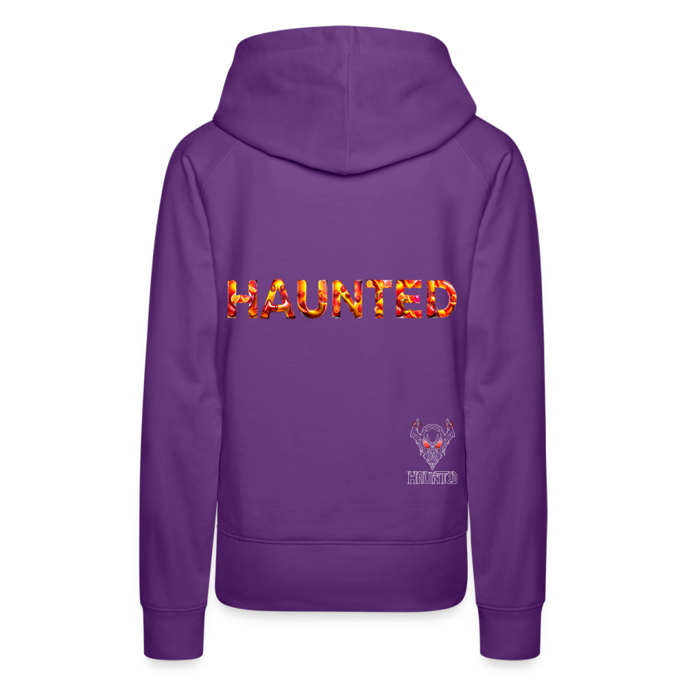 Women Hoodie Citrus Sunset Splash - Purple