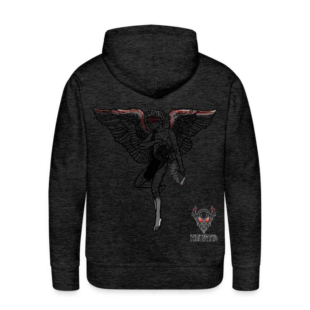 Men Hoodie There Is No Heaven bloody - Anthrazit