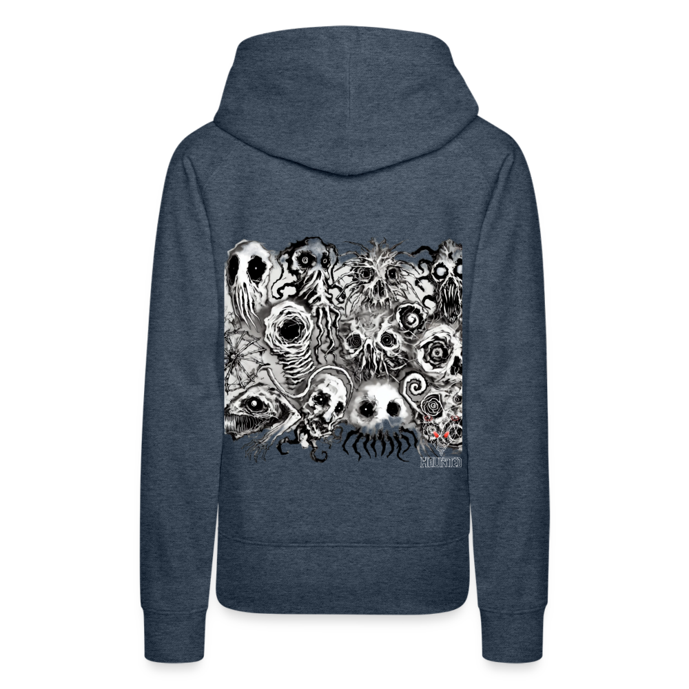 Woman Hoodie Nightmare Veil Creatures - Jeansblau