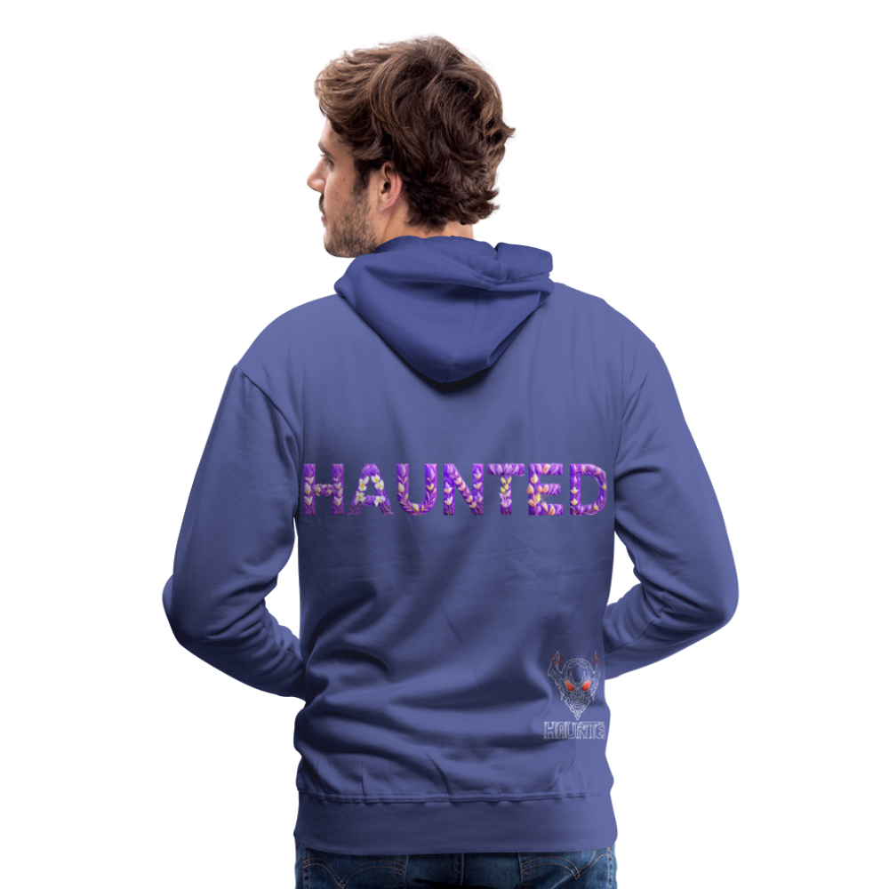Men Hoodie Lavender Bloom Essence - Königsblau