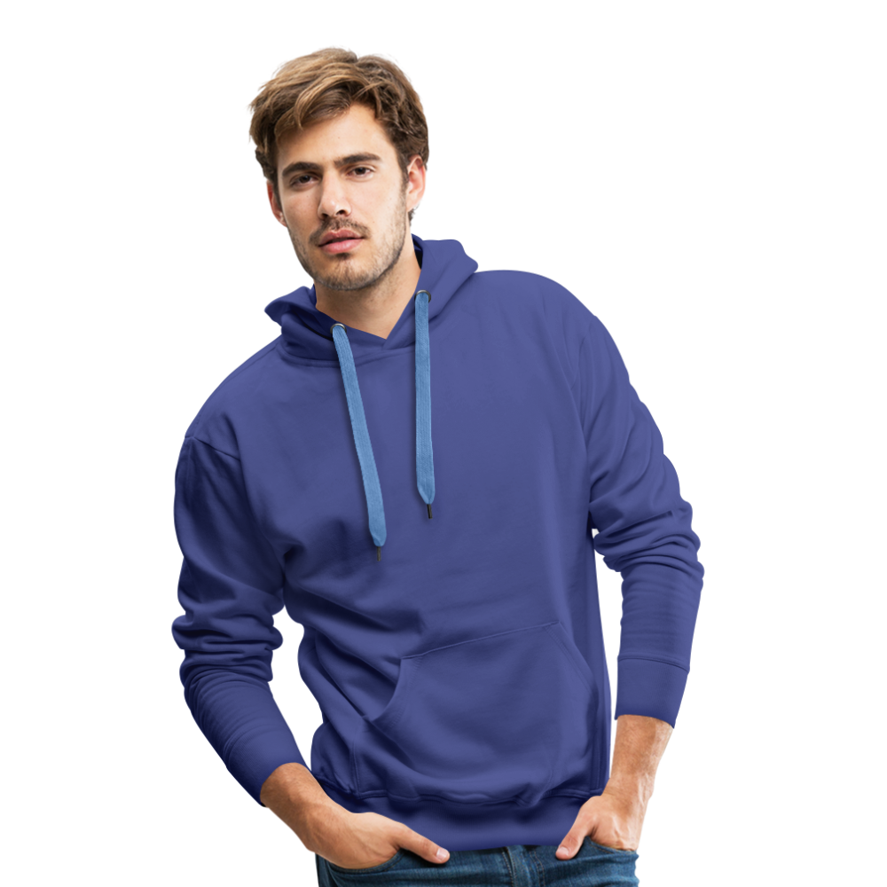 Men Hoodie Blazing Ember Fury - Königsblau