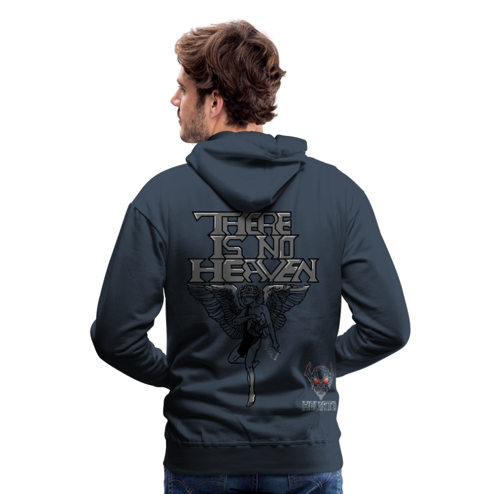 Men Hoodie There Is No Heaven - Navy