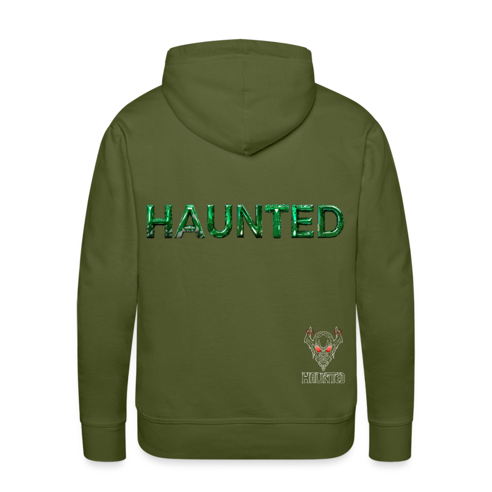 Men Hoodie Mystic Emerald Dew - Olivgrün