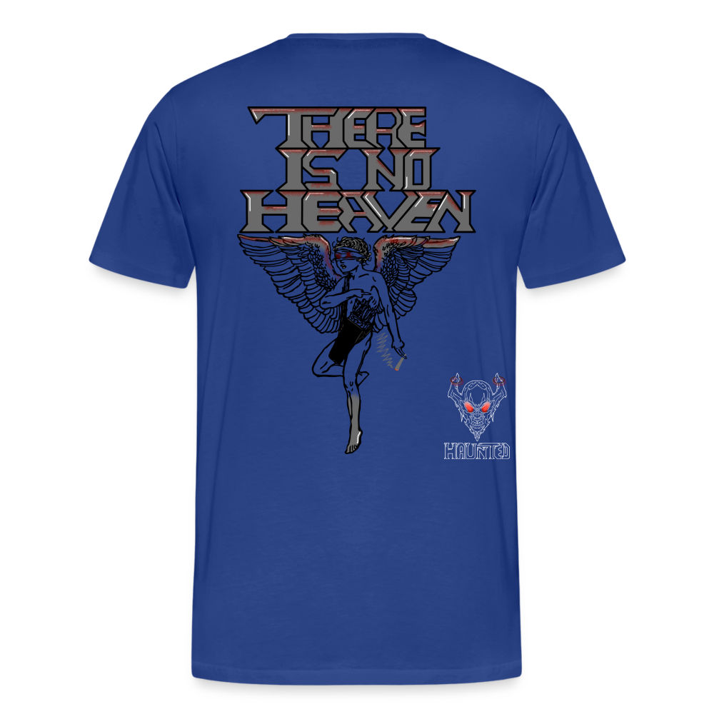 Men T-Shirt There Is No Heaven bloody - Königsblau