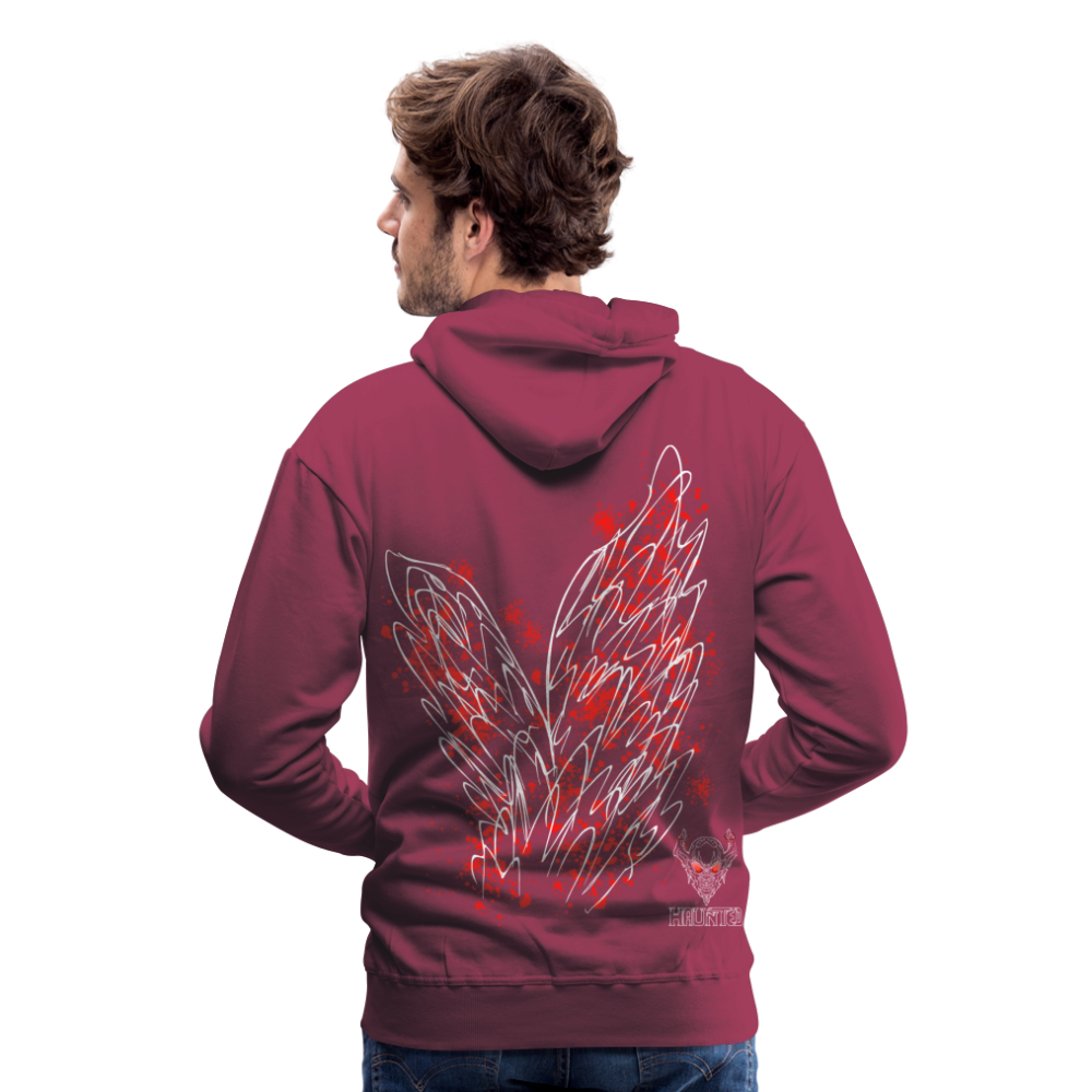 Men Hoodie Red Wings - Bordeaux
