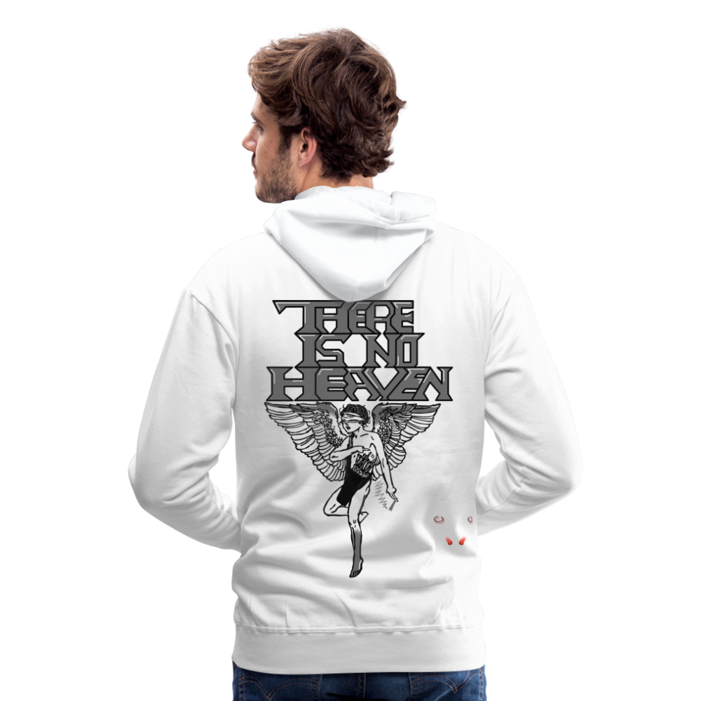 Men Hoodie There Is No Heaven - Weiß