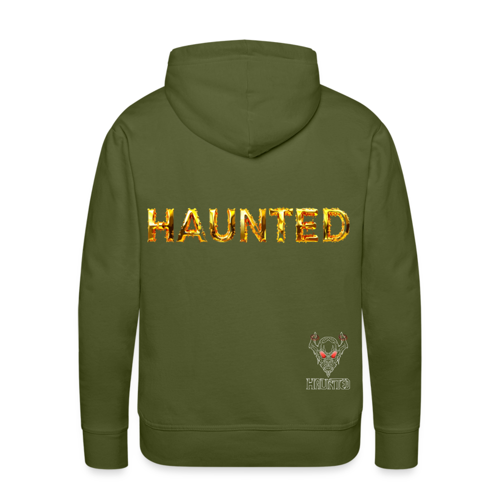 Men Hoodie Molten Gold Luxe - Olivgrün