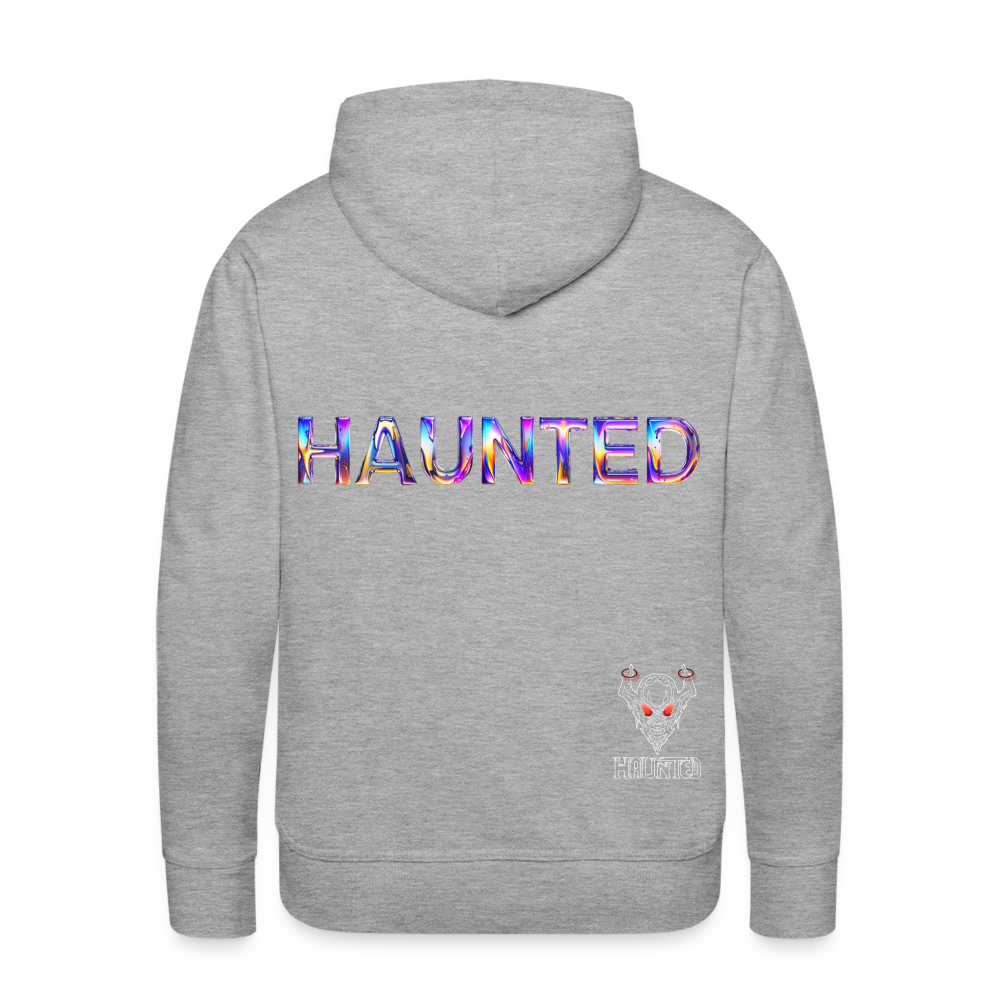 Men Hoodie Prism Glow Essence - Grau meliert