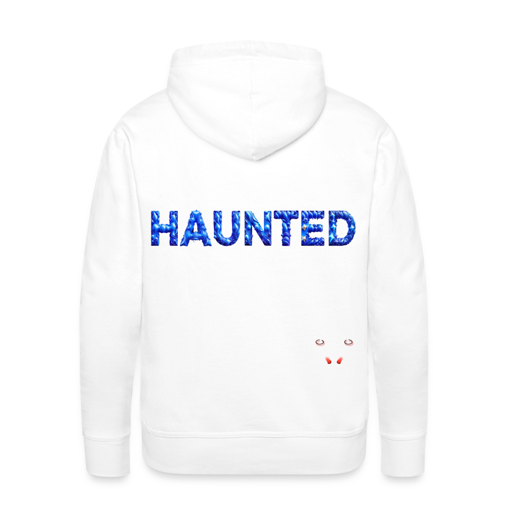 Men Hoodie Sapphire Night Glow - Weiß