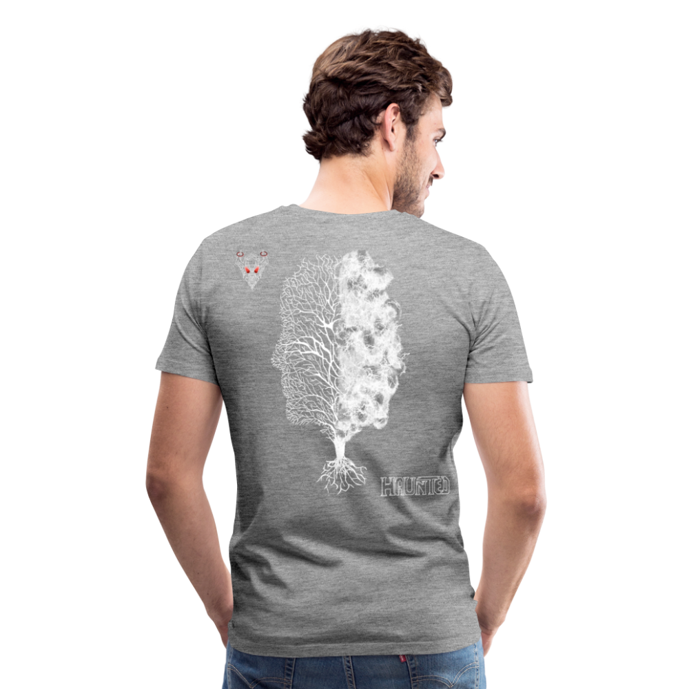 Man T-Shirt Dead or Alive - Grau meliert