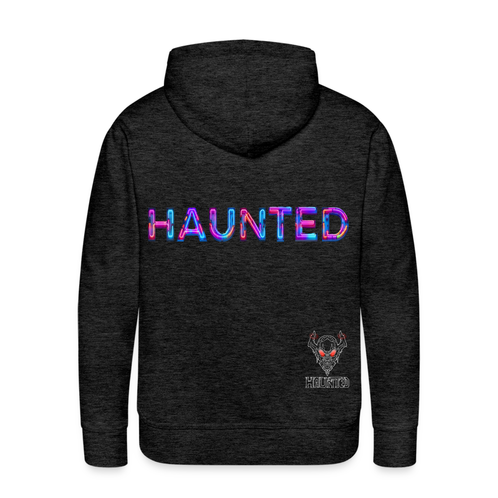 Men Hoodie Neon Pulse Energy - Anthrazit